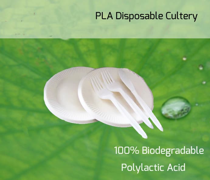 Polylactic Acid PLA Disposable Serviceware
